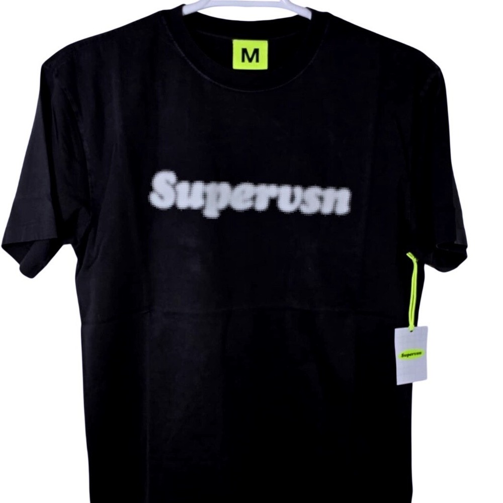 Supervsn Blurr Logo Tshirt Size Medium New